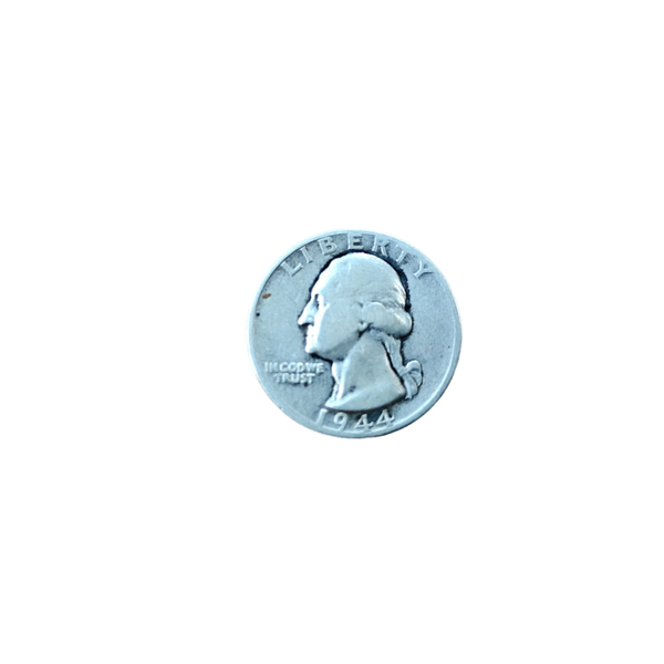 WWII US Quarter Dollar Coin 1944
