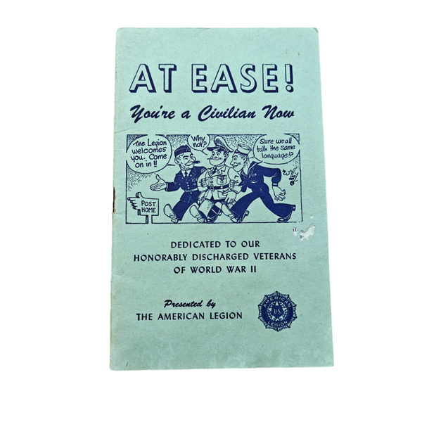 WWII US Booklet At Ease