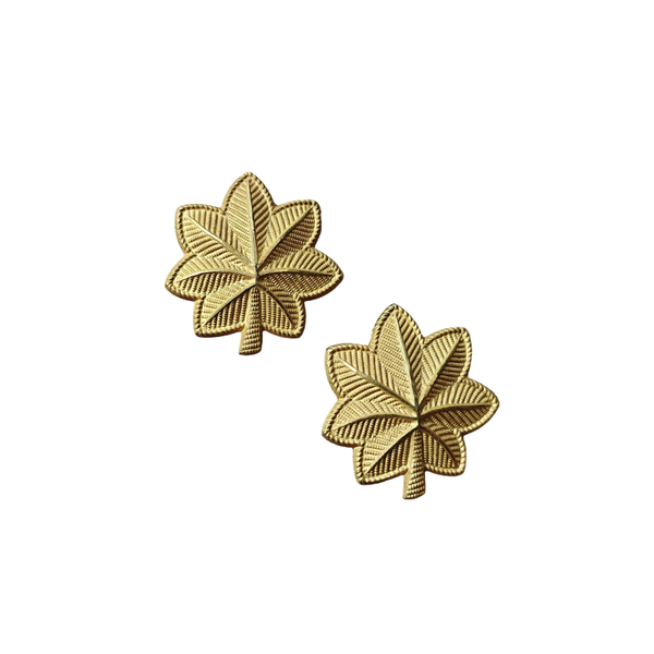 WWII US Major Oak Leaf Pin Set