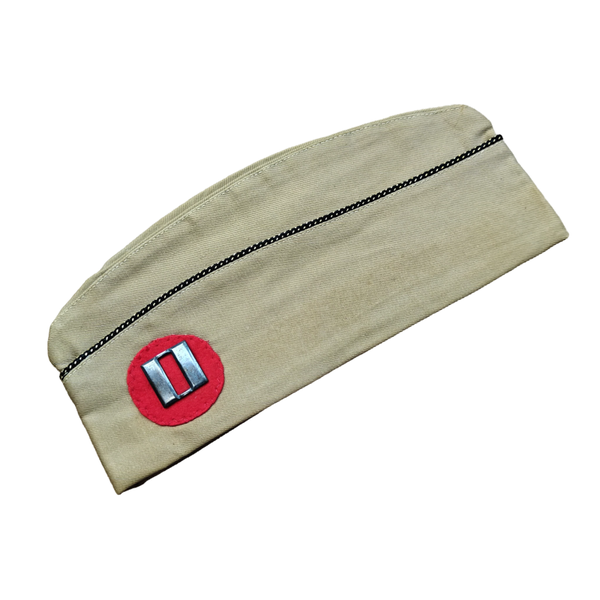 WWII US Officers Garrison Cap Artillery Captain