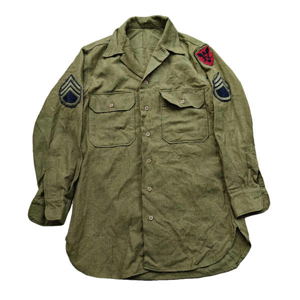 WWII US Wool Shirt 86th Infantry Division