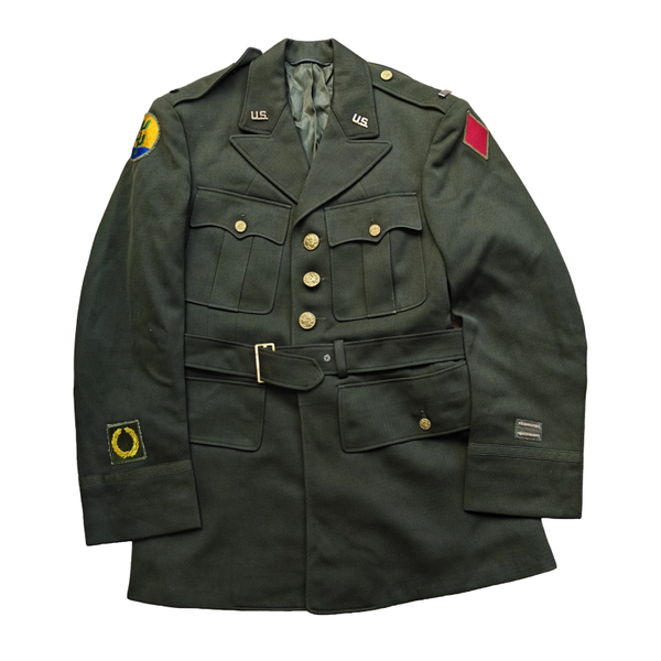 WWII US Officers Class A Jacket 5th Infantry Division Named