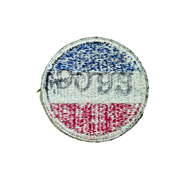 WWII US Army Ground Forces Patch With Laundry Code