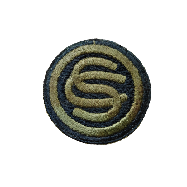 WWII US Officer Candidate School Patch Greenback