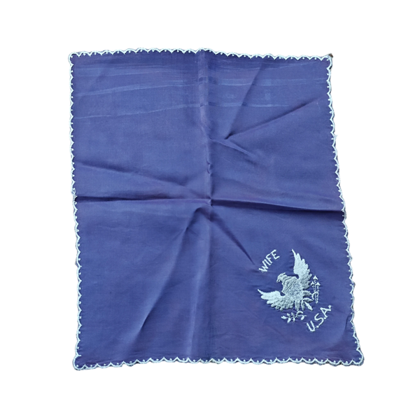 WWII US Wife Sweetheart Handkerchief