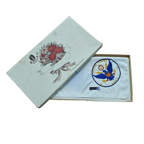 WWII US Army Sweetheart Tablecloth In Box