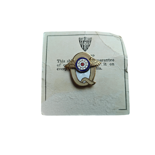 WWII US DUI Pin 116th Quartermaster Regiment
