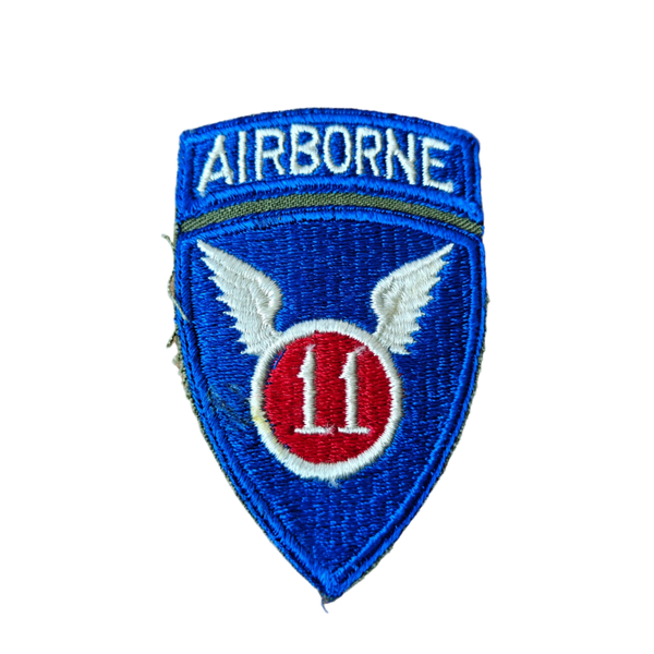 WWII US 11th Airborne Division Patch With Tab