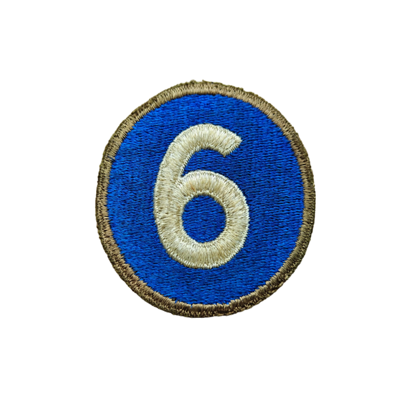 WWII US 6th Army Corps Patch Greenback Named