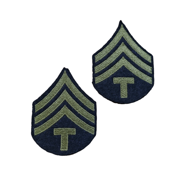 WWII US Technician 4th Grade Rank Stripes 1