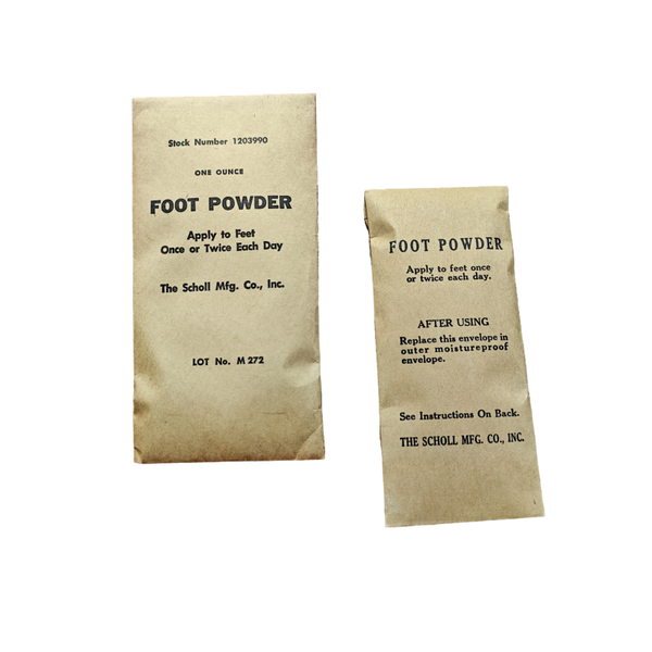 WWII US Foot Powder Packet