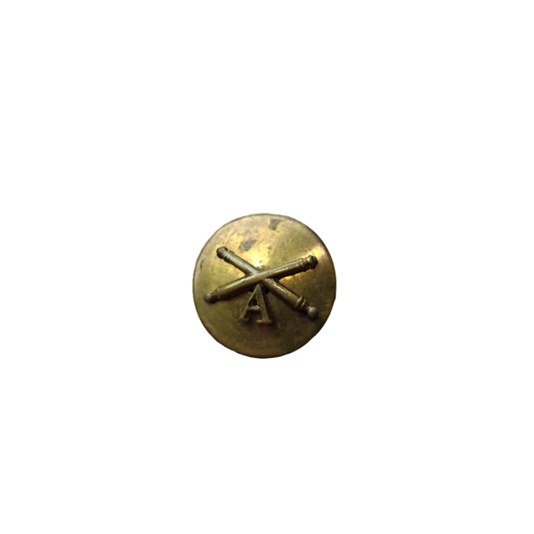 WWII US Collar Disc Artillery A Screwback