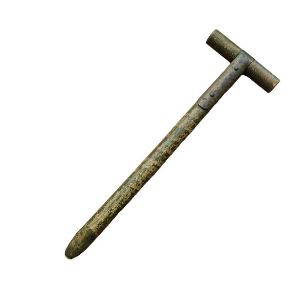 WWII US Wooden T-Shovel Handle