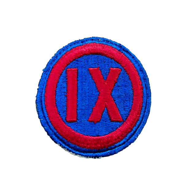 WWII US 9th Army Corps Patch 1