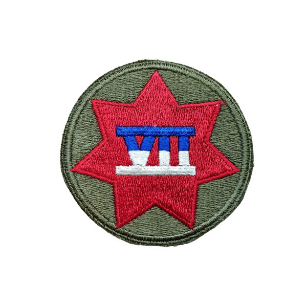 WWII US 7th Army Corps Patch 1