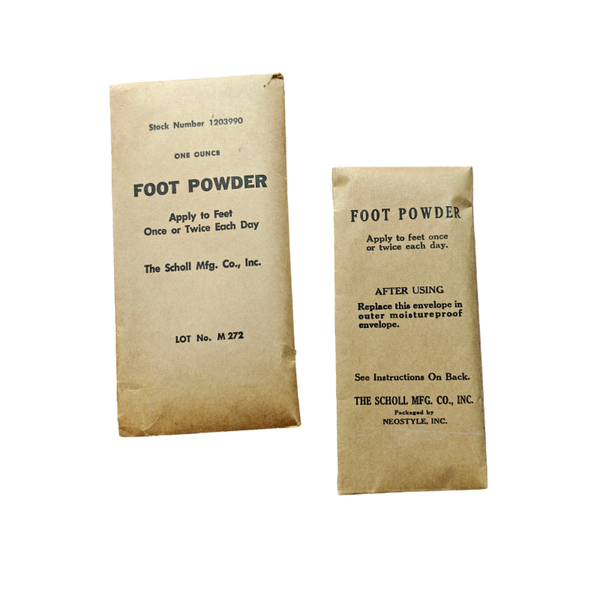 WWII US Foot Powder Packet