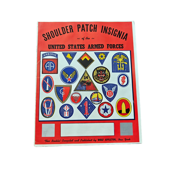 WWII US Booklet Shoulder Patch Insignia