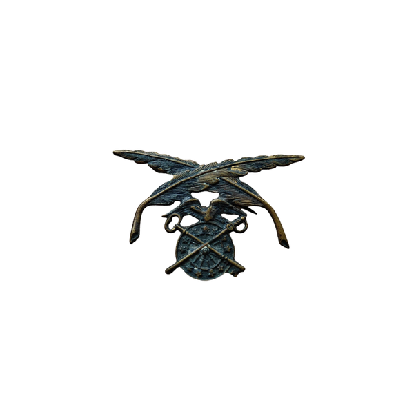 WWI US Collar Pin Field Clerk Quartermaster Corps