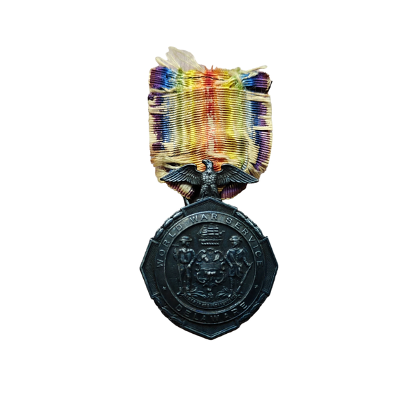 WWI US Delaware State Victory Medal Named