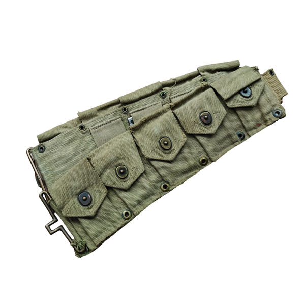 WWII US Garand Ammo Belt With Laundry Code