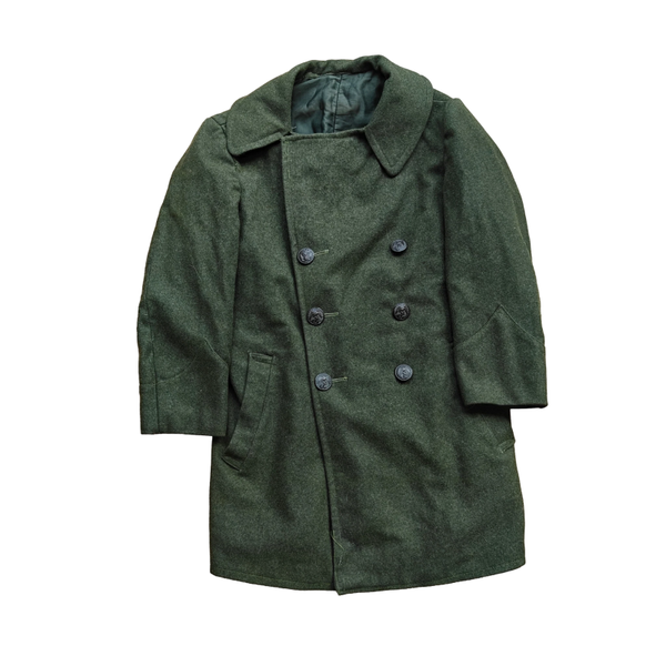 WWII USMC Wool Overcoat Named