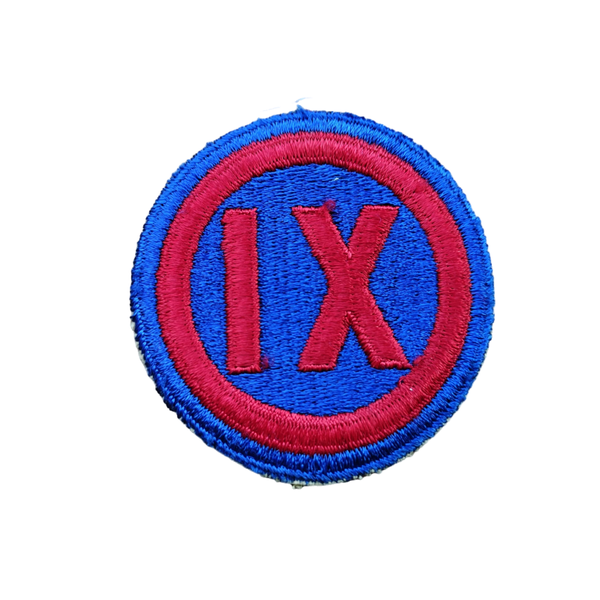 WWII US 9th Army Corps Patch