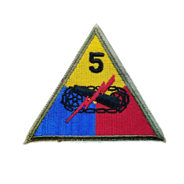 WWII US 5th Armored Division Patch