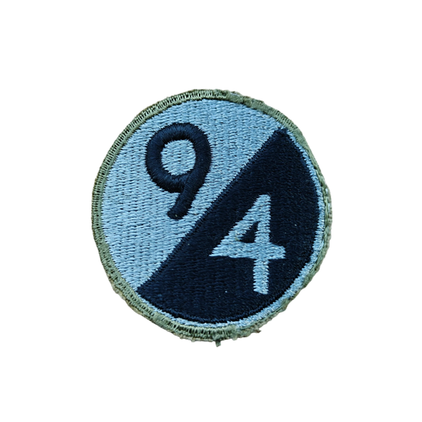 WWII US 94th Infantry Division Patch Greenback