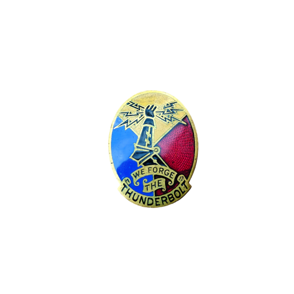 WWII US DUI Pin Armored School