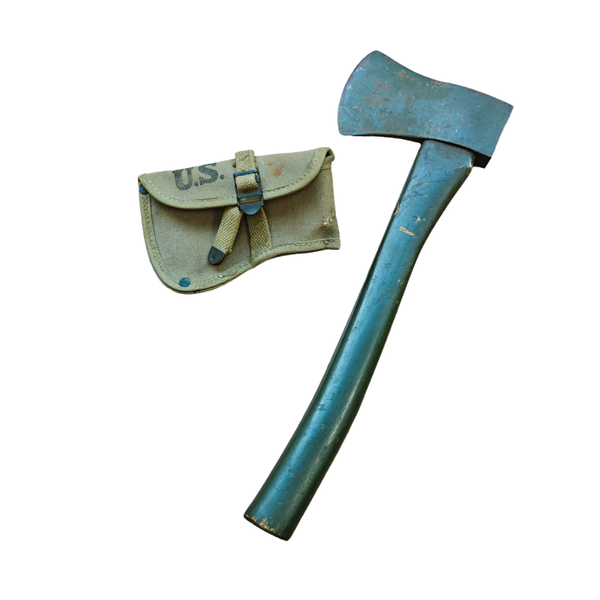 WWII US Axe With Carrier