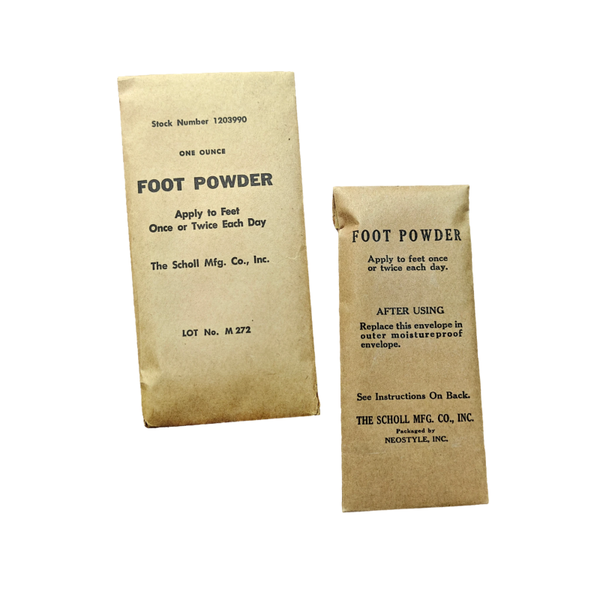WWII US Foot Powder Packet