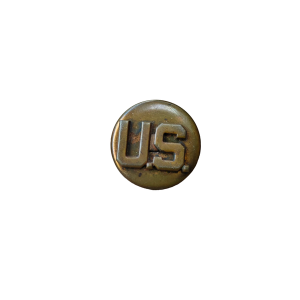 WWII US Collar Disc U.S. Screwback