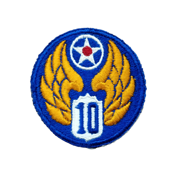 WWII USAAF 10th Air Force Patch