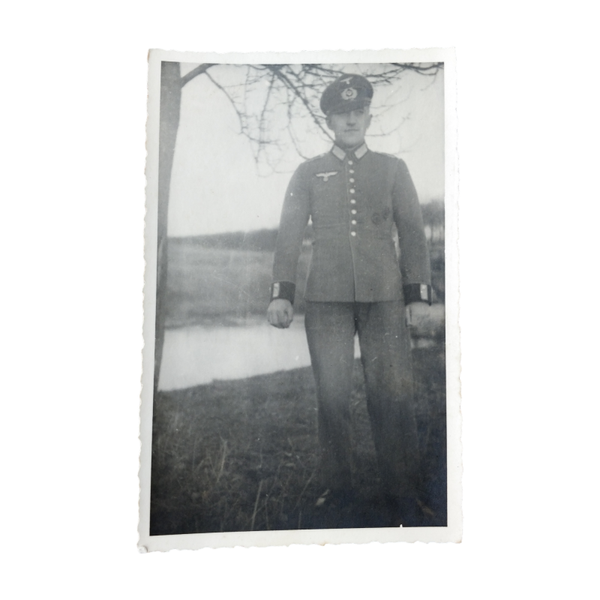 WWII German Portrait Photograph Waffenrock