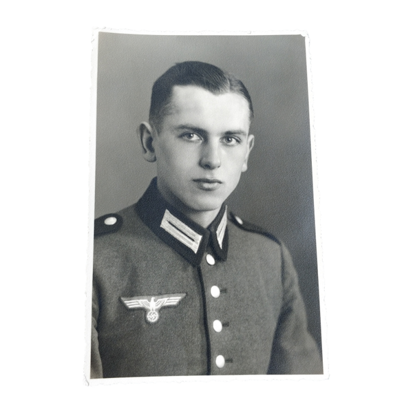 WWII German Portrait Photograph Waffenrock