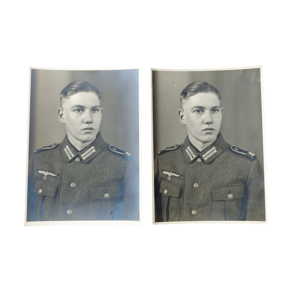 WWII German Portrait Photograph Set Heer