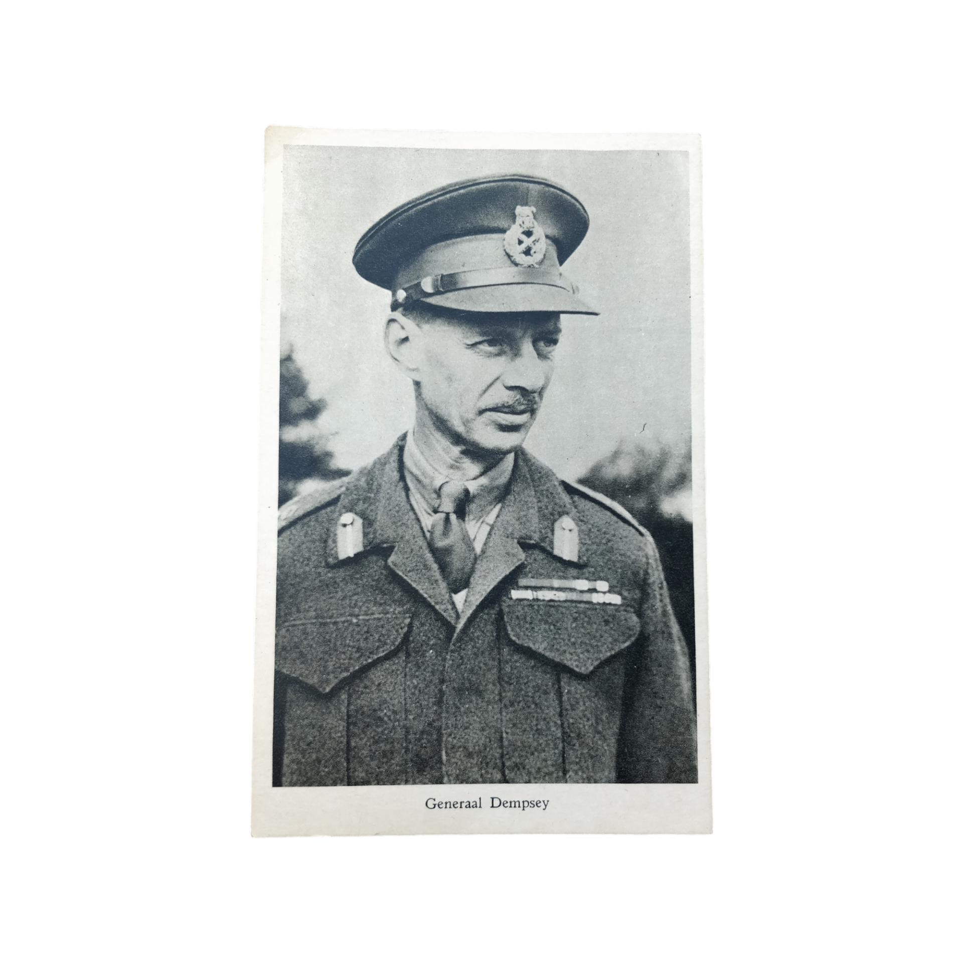 WWII Dutch / British Postcard Dempsey