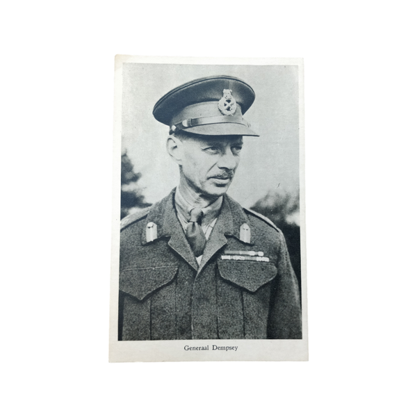 WWII Dutch / British Postcard Dempsey