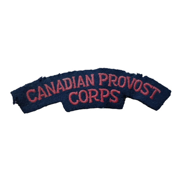 WWII Canadian Provost Corps Tab
