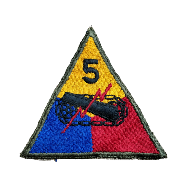 WWII US 5th Armored Division Patch