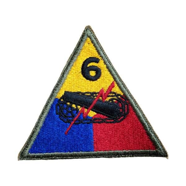 WWII US 6th Armored Division Patch
