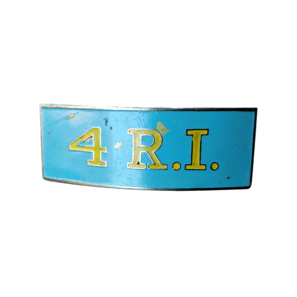 Dutch East Indies/KNIL 4 R.I. Metal Insignia