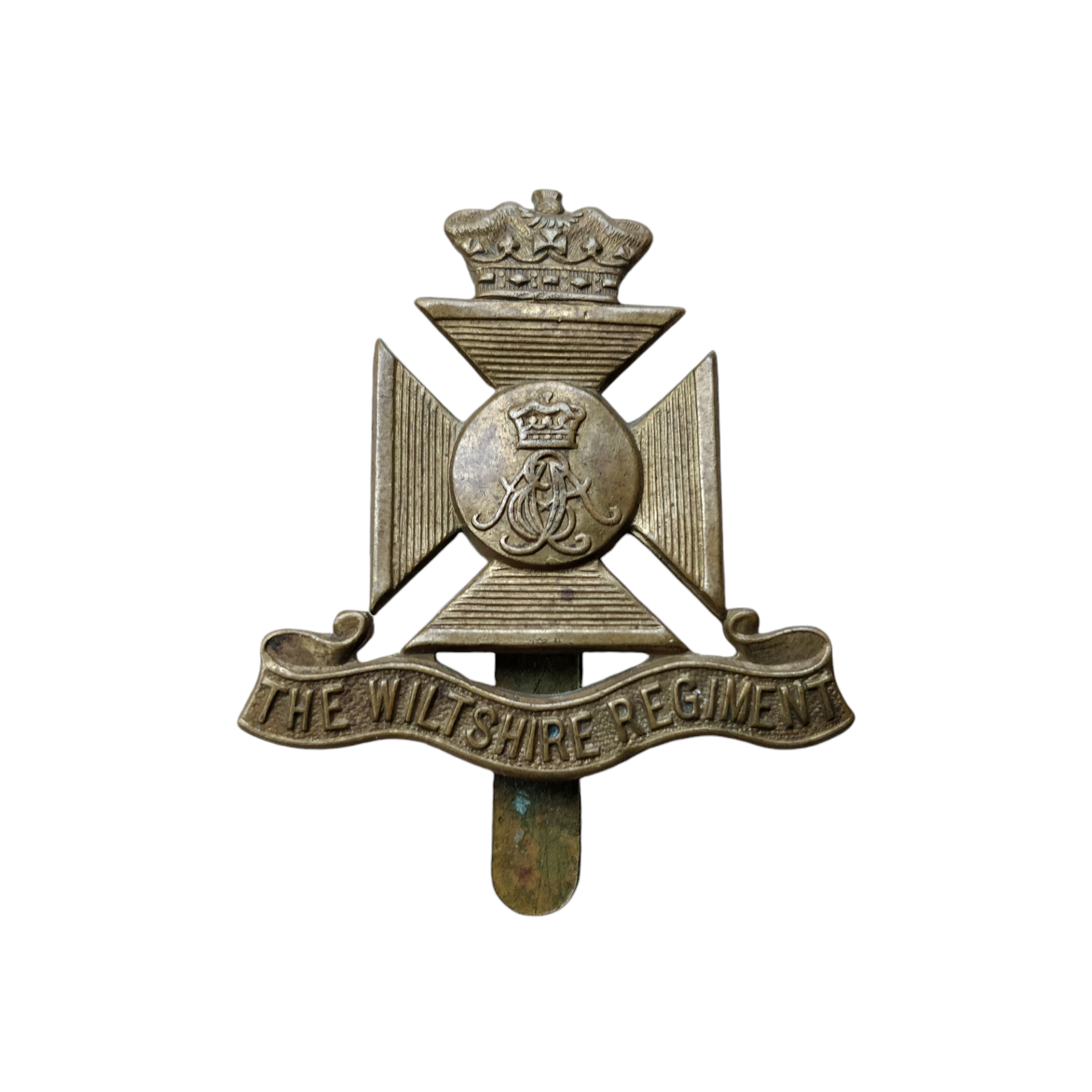 WWII British Wiltshire Regiment Cap Badge