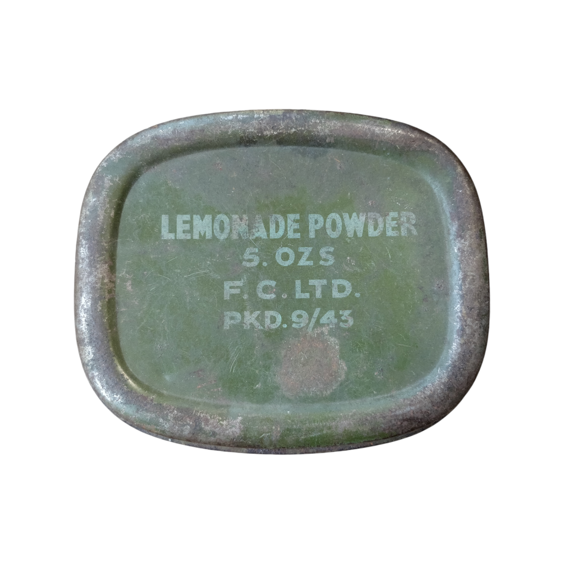 WWII British Lemonade Powder Tin Rare