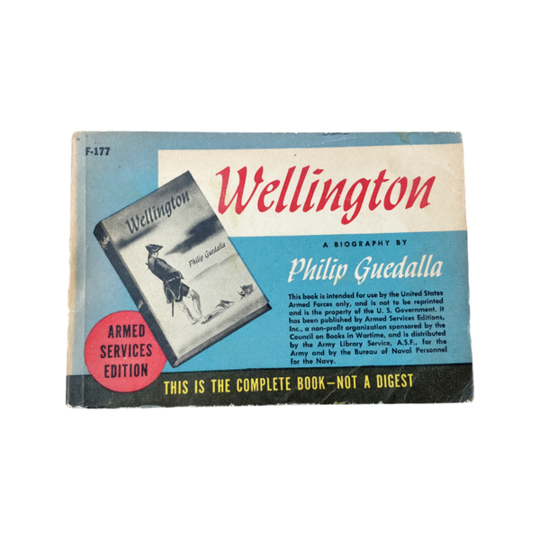 WWII US Pocket Reading Booklet Wellington