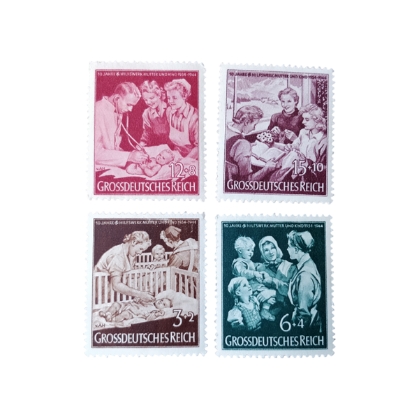 WWII German Stamp Set WHW Mutter Und Kind