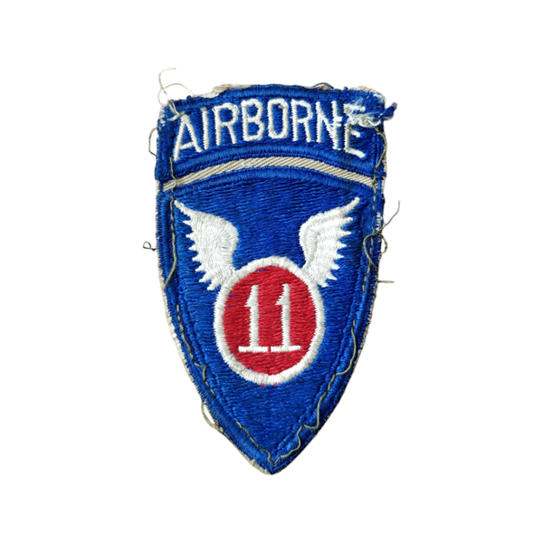 WWII US 11th Airborne Division Patch With Tab