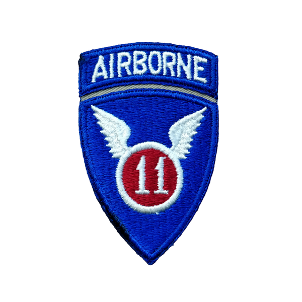 WWII US 11th Airborne Division Patch With Tab