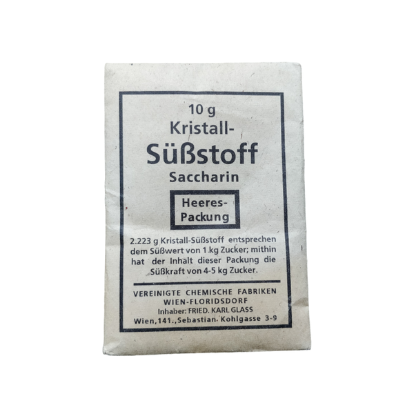 WWII German Sweetener Package