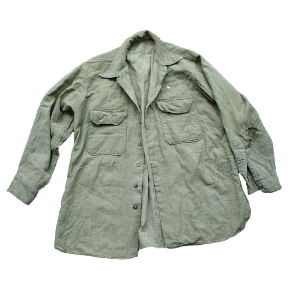 WWII US Heavy Used Wool Shirt